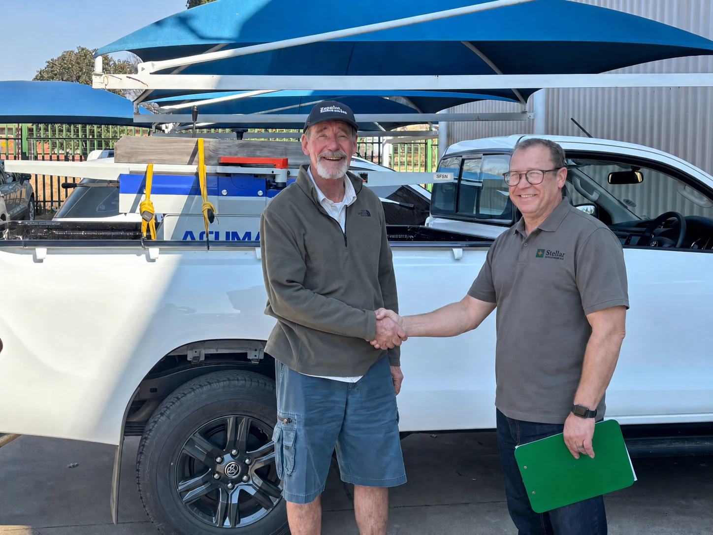 Stellar Woodworks customer machinery handover