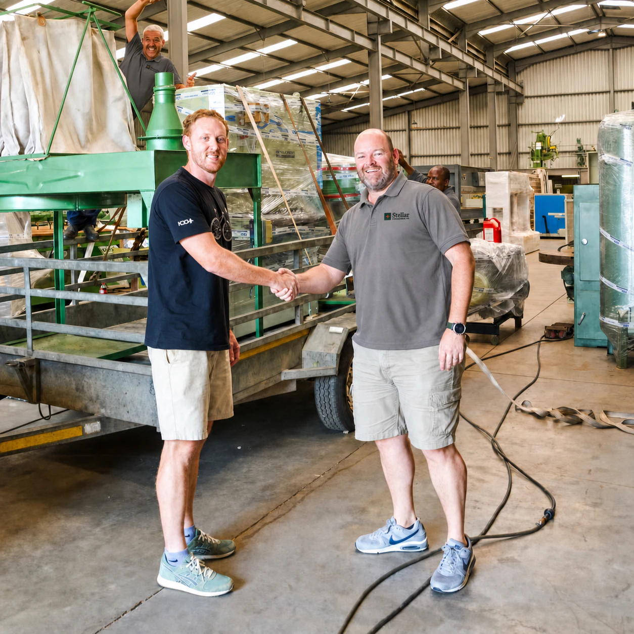 Stellar Woodworks factory machinery handover