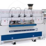 Omal hbd 1300 cube Open Frame Horizontal Bore and Dowel Machine
