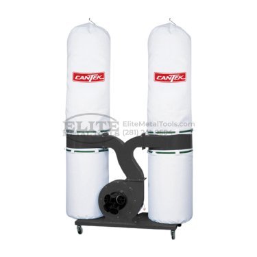 CANTEK20PDC_1.png.jpg Cantek 230V Three Phase 7.5HP 3600CFM 4-Bag Portable Dust Collector PDC207 - Image 1