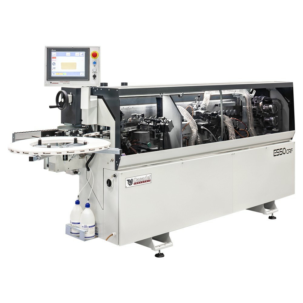 CAS550PMCR-F.png Casadei E550F Automatic Edgebander with Inferior Glue Pot Hot Melt (EVA)/Chain Panel-Feeding and Pre-Milling - Image 1
