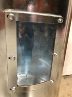 Coima 3 Barrel Waste Cans with Viewing Windows for SHK Series Dust Collectors - Image 3
