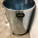 Coima 3 Barrel Waste Cans with Viewing Windows for SHK Series Dust Collectors