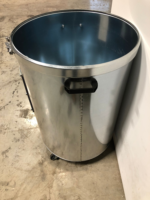 Coima 3 Barrel Waste Cans with Viewing Windows for SHK Series Dust Collectors - Image 4