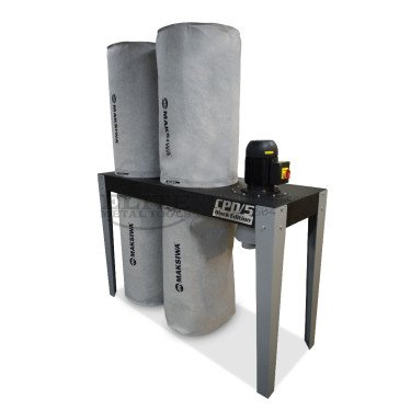 CPD-5-S-5-01.png.jpg Maksiwa Three Phase 5 HP High Production Five Entry Dust Collector CPD/5.S - Image 1