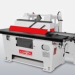 Cantek 20HP 230V Bottom Cutting Straight Line Ripsaw with 10’ Guarantee Glue Line R18 (20HP)