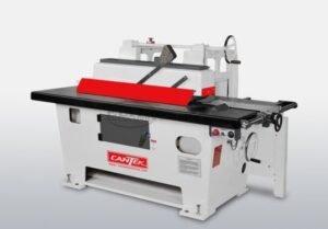 Cantek 20HP 575V Bottom Cutting Straight Line Ripsaw with 10’ Guarantee Glue Line R18 (20HP)