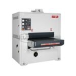 Cantek SR-Series 230V Three Phase 37”x75” Variable-Speed Two-Head Wide Belt Sander with Steel Contact Drum SR37DA