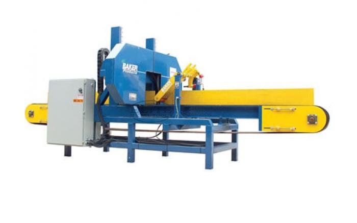D_Single-HeadwF.jpg Baker Products 16” x 16” Single Head Grade Lumbar Resaw Model D - Image 1
