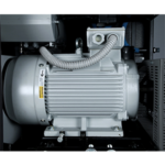 Elgi EN04-125-60T-G2 5 HP 208/230/460 Volt Three Phase Rotary Screw Air Compressor Compressor 60 Gallon Horizontal Tank Mount with Dryer- 125 psi