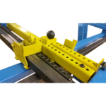 JLT Clamp Triple Door #717C Door Clamp - 38" X 96" Capacity and (2) Center Squaring Bar - Image 3