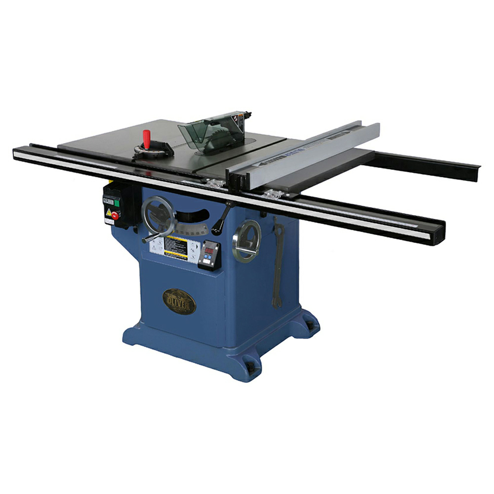 OLV4016.003-A001.png Oliver 10" Heavy Duty Professional Table Saw with Side Table/52" Rail, 5HP/1 Phase - Image 1