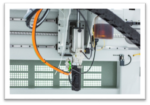 Omal hbd 1300 sd Open Frame Horizontal Bore and Dowel Machine for Shaker Doors - Image 14