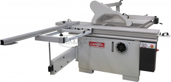 P30-New-GREY_0.jpg Cantek 5 HP Single Phase 5’ Sliding Table Saw with Scoring P30 - Image 1