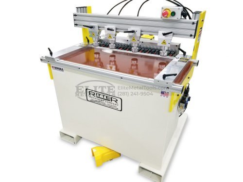R823-18-1024x768-1.jpg Ritter Machinery 240V Single Phase 23 Spindle Horizontal Boring Machine R823 - Image 1