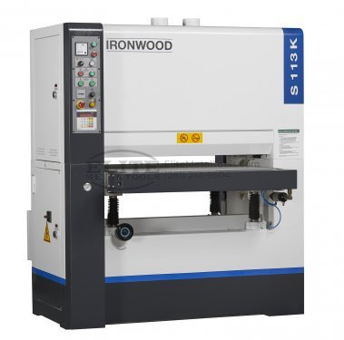 S113K20Front202.jpg Ironwood 230V Single Head 36” Wide Belt Sander S113K - Image 1