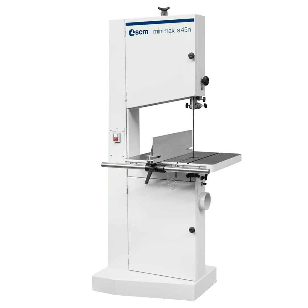 Minimax Single-Phase 2.5Hp Bandsaw w/18″ flywheels dia., 12″ resaw height, 17.25″ cutting width, 146″recommended blade length, 1/16″ - 1″ blade width
