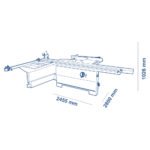 SCM Minimax SC3 1-Phase 4.8 HP 8.5' Sliding Table Saw - Image 5