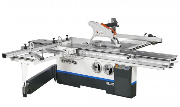 SL200.jpg Ironwood 230V 7.5HP Sliding Table Saw SL200 2600 - Image 1
