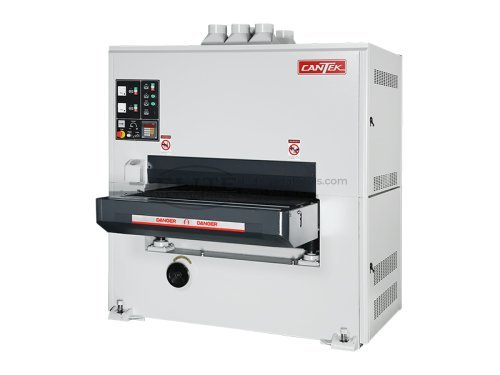 SR43DA-1.jpg Cantek SR-Series 230V Three Phase 43”x75” Variable-Speed Two-Head Wide Belt Sander with Rubber Contact Drum SR43DA - Image 1