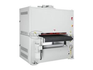 Cantek SR-Series 230V Three Phase 43”x75” Variable-Speed Two-Head Wide Belt Sander with Rubber Contact Drum SR43DA - Image 2
