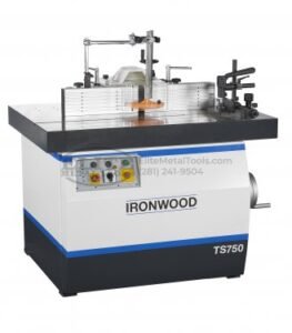 Ironwood 230V 7.5HP Tilting Spindle Shaper TS750 - Image 2