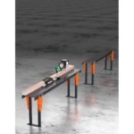 TigerStop TABR28 Steel Roller Material Handling Table 30' L x 14.44" W