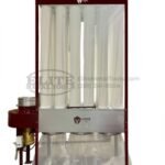 US Duct 480V Three Phase Mechanical Shaker 15HP Large-Size Open Baghouse Tri-Bag Dust Collector LOBH-15