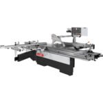 Cantek 5 HP Single Phase 10’ Sliding Table Saw with Scoring D405M-10