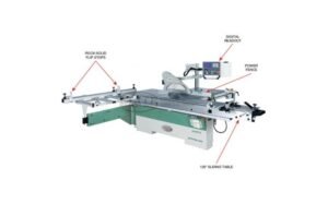 Grizzly Industrial 14” Sliding Table Saw with Digital Fence G0853 - Image 2